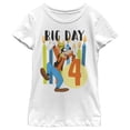 thumbnail image 1 of Girl's Mickey & Friends Goofy 4th Big Day  Graphic Tee White Medium, 1 of 4