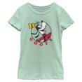 thumbnail image 1 of Girl's Mickey & Friends Goofy Circle Portrait  Graphic Tee Mint Small, 1 of 4