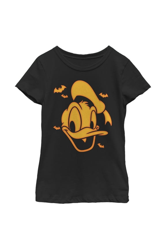 Girl's Mickey & Friends Halloween Donald Duck Graphic Tee