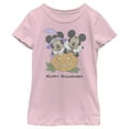 thumbnail image 1 of Girl's Mickey & Friends Halloween Vampire Mickey & Minnie  Graphic Tee Light Pink Large, 1 of 4