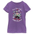 thumbnail image 1 of Girl's Mickey & Friends Have A Goofy Christmas Graphic Tee Purple Berry X Small, 1 of 4
