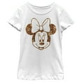thumbnail image 1 of Girl's Mickey & Friends Mickey and Friends Fall Minnie  Graphic Tee White Small, 1 of 4