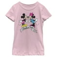 thumbnail image 1 of Girl's Mickey & Friends Mickey and Minnie Endless Love  Graphic Tee Light Pink Large, 1 of 4