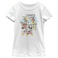 thumbnail image 1 of Girl's Mickey & Friends Mickey and Minnie Summer Lovin  Graphic Tee White X Small, 1 of 4
