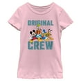 thumbnail image 1 of Girl's Mickey & Friends Original Crew  Graphic Tee Light Pink Small, 1 of 4