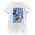 thumbnail image 1 of Girl's Mickey & Friends Realism Graphic Tee White X Large, 1 of 4