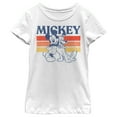 thumbnail image 1 of Girl's Mickey & Friends Retro Pluto and Mickey Mouse Graphic Tee White Large, 1 of 4