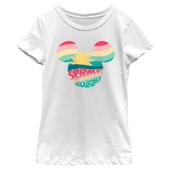 Girl's Mickey & Friends Spring Break 2025  Graphic T-Shirt