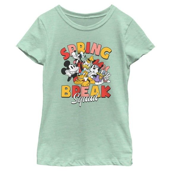 Girl's Mickey & Friends Spring Break Squad  Graphic T-Shirt