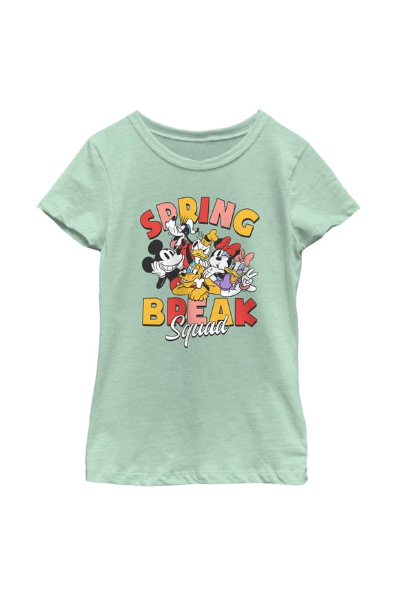 Girl's Mickey & Friends Spring Break Squad  Graphic T-Shirt
