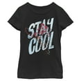 thumbnail image 1 of Girl's Mickey & Friends Stay Cool Snowboarding Graphic Tee Black X Small, 1 of 4