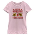 thumbnail image 1 of Girl's Minecraft Let's Explore Together Valentine Bee  Graphic Tee Light Pink Large, 1 of 4