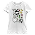 thumbnail image 1 of Girl's Minecraft Overworld Mobs  Graphic Tee White X Small, 1 of 4