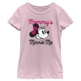 thumbnail image 1 of Girl's Minnie Mouse Mommy's Minnie Me Portrait Graphic Tee Light Pink Small, 1 of 4