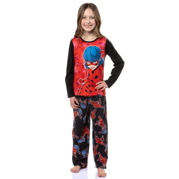 Miraculous Ladybug Girls Be Yourself Girl Power 2 Piece Pajama Set