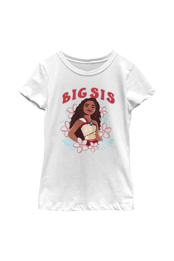Girl's Moana 2 Big Sis Graphic T-Shirt