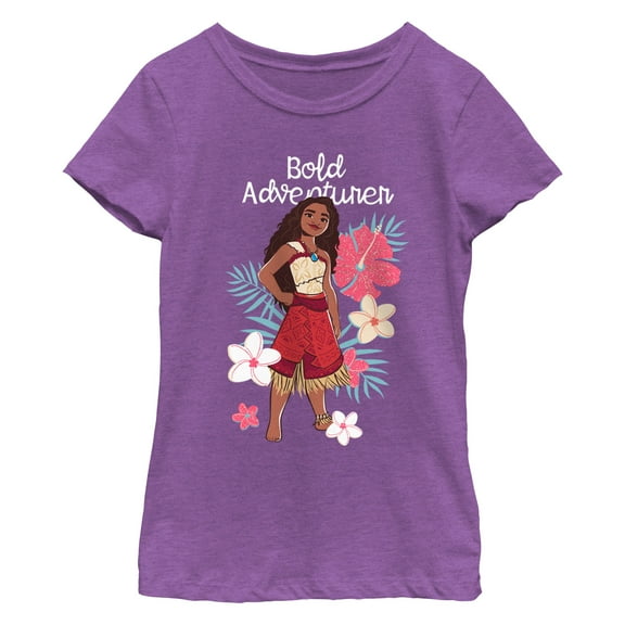 Girl's Moana 2 Bold Adventurer Graphic T-Shirt
