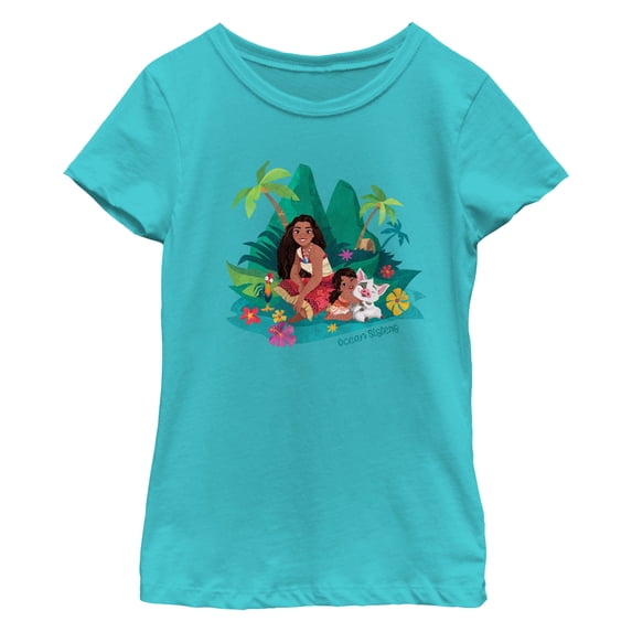 Girl's Moana 2 Ocean Sisters Graphic T-Shirt
