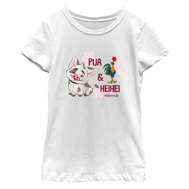 Girl's Moana 2 Pua & Heihei  Graphic T-Shirt