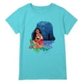 thumbnail image 1 of Girl's Moana 2 Wayfinder Moana Night Portrait  Graphic T-Shirt, 1 of 3