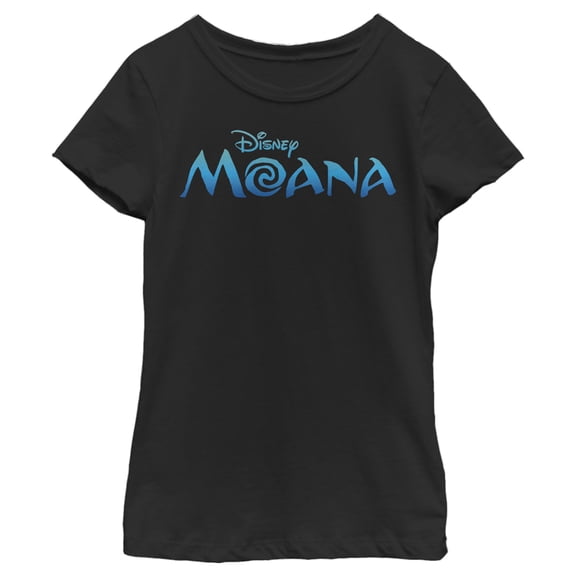 Girl's Moana Logo  Graphic T-Shirt