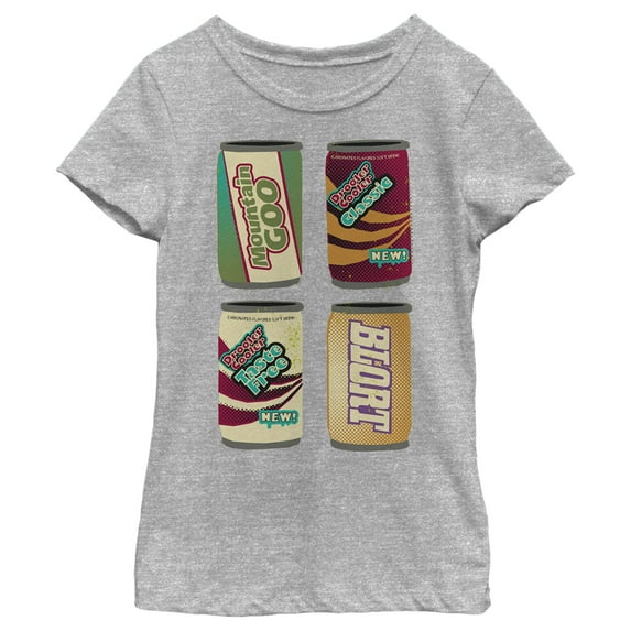 Girl's Monsters at Work Monster Soda Pop Graphic Tee Athletic Heather X Small