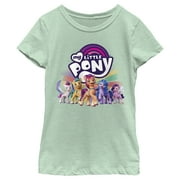 Girl's My Little Pony: A New Generation Power of Friendship Graphic Tee Mint X Large