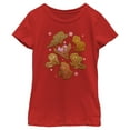 thumbnail image 1 of Girl's My Little Pony: Friendship is Magic Gingerbread Ponies  Graphic Tee Red X Small, 1 of 5