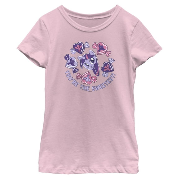 Girl's My Little Pony: Friendship is Magic Twilight Sparkle You're the Sweetest  Graphic T-Shirt