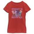thumbnail image 1 of Girl's My Little Pony Halloween Trio Spookiest in Equestria  Graphic Tee Red X Large, 1 of 5