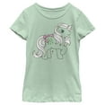 thumbnail image 1 of Girl's My Little Pony Minty Cutie Mark  Graphic Tee Mint X Small, 1 of 4