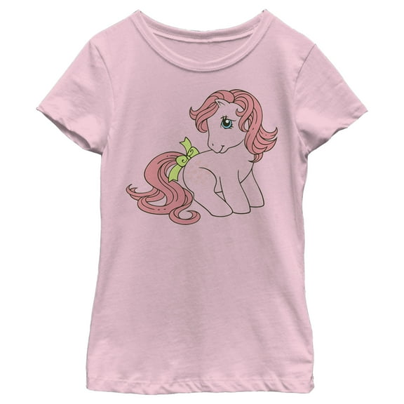 Girl's My Little Pony Snuzzle Cutie Mark Graphic Tee Light Pink Large