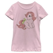 Girls My Little Pony Snuzzle Cutie Mark Graphic Tee Light Pink Medium