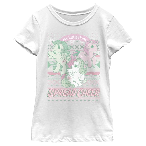 Girl's My Little Pony Spread Cheer Graphic Tee White X Large
