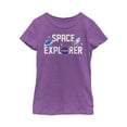 thumbnail image 1 of Girl's NASA Space Explorer Graphic Tee Purple Berry X Large, 1 of 3