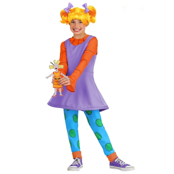 Girl's Nickelodeon Rugrats Angelica Costume