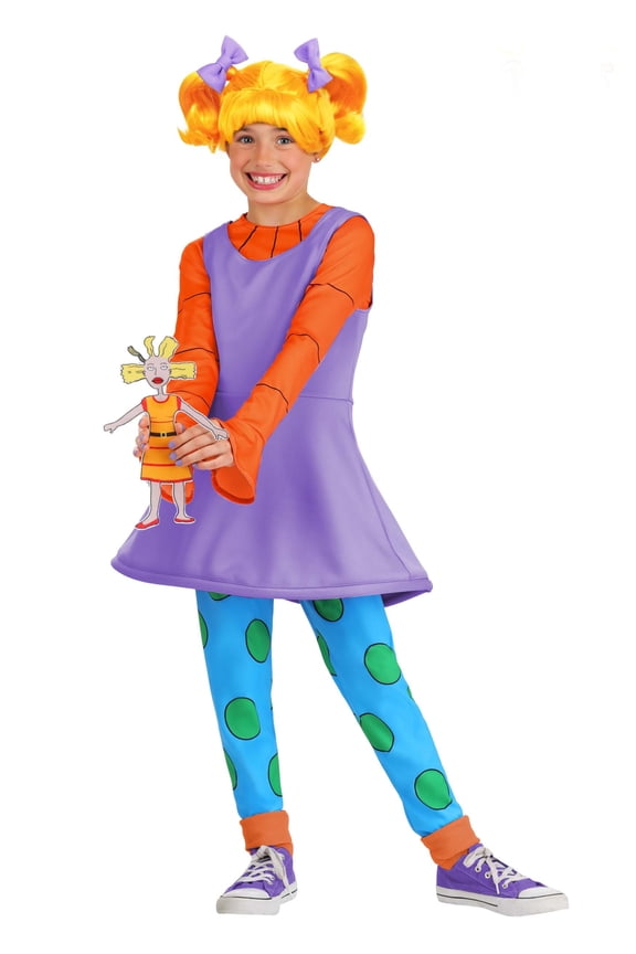 Girl's Nickelodeon Rugrats Angelica Costume