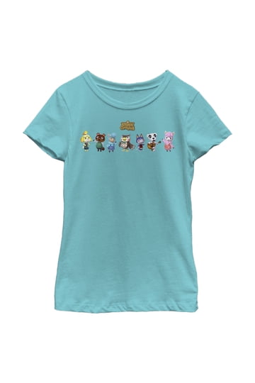 Style3 T-Shirt Donna Crossing Fish – Animal Crossing Videogioco, Stampa Vintage, 100% Cotone Premium