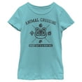 thumbnail image 1 of Girl's Nintendo Animal Crossing Every Day is a New Day  Graphic Tee Tahiti Blue Large, 1 of 4