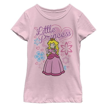 Girl's Nintendo Little Princess Peach  Graphic T-Shirt