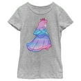 thumbnail image 1 of Girl's Nintendo Princess Peach Rainbow Fade  Graphic Tee Athletic Heather Medium, 1 of 4