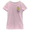 thumbnail image 1 of Girl's Nintendo Super Mario Bros. Princess Peach Faux Pocket  Graphic Tee Light Pink X Large, 1 of 4