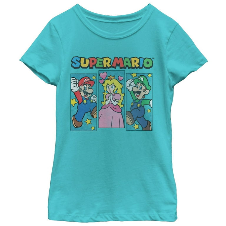 Girl's Nintendo Super Mario Brothers and Princess Peach Graphic