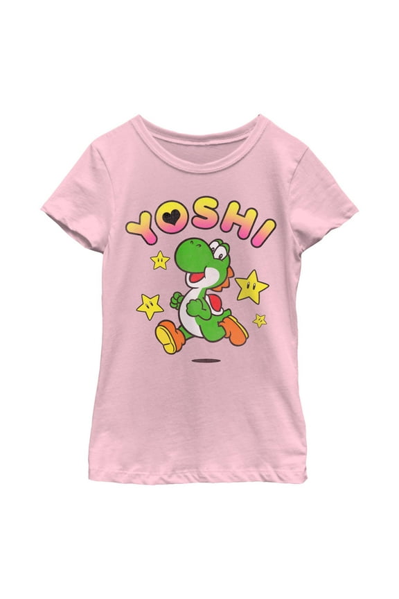 Girl's Nintendo Yoshi Love  Graphic T-Shirt
