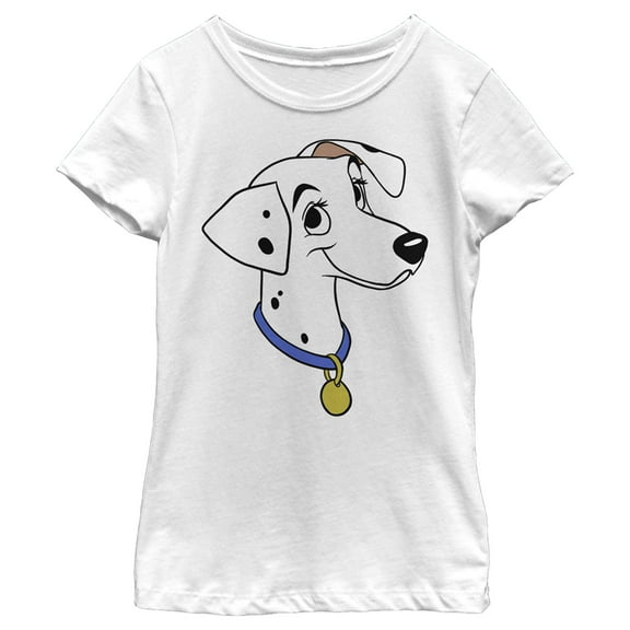 Girl's One Hundred and One Dalmatians Perdita  Graphic Tee White X Large