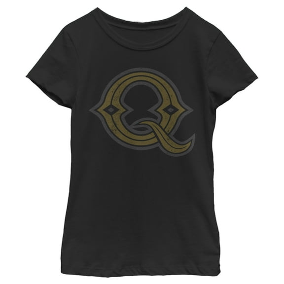 Girl's Onward Quests Game Symbol Graphic Tee Black X Small