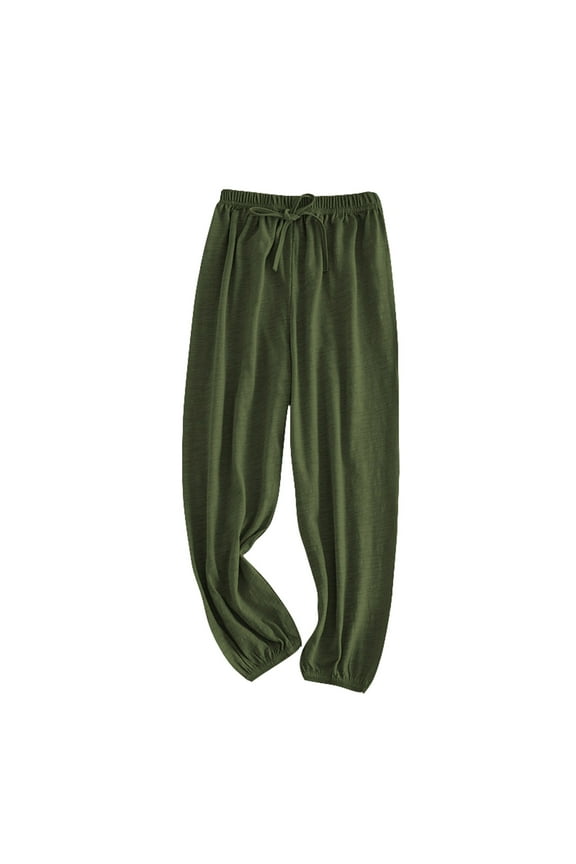 Girl's Pants Long Bloomers Solid Harem Basic Joggers Bottoms