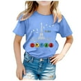thumbnail image 1 of Girl's Paris Tshirts Graphic Short Sleeve T-Shirt Kids Sports Fans Gift Tops, 1 of 3