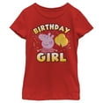 thumbnail image 1 of Girl's Peppa Pig Birthday Girl Graphic T-Shirt, 1 of 5