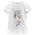 thumbnail image 1 of Girl's Peter Pan Tinker Bell Watercolor Sketch  Graphic Tee White Medium, 1 of 4